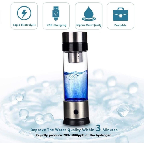 Hydrogen Rich Water Generator Bottle Water Ionizer Machine Hydrogen Water Pitcher Alkaline Water Maker