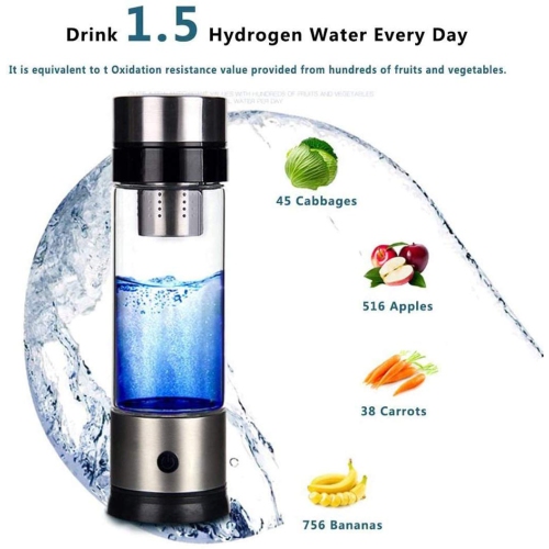 Hydrogen Rich Water Generator Bottle Water Ionizer Machine Hydrogen Water Pitcher Alkaline Water Maker