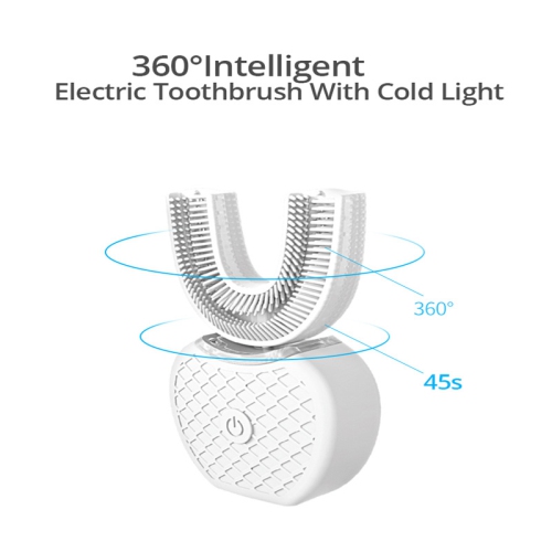 Brosse à dents ultrasonique en forme de U Nettoyant ultrasonique pour dents blanchissant les dents Nettoyant la bouche Brosse à dents électrique