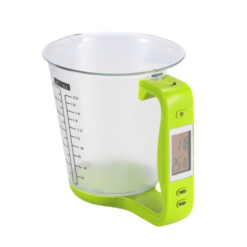 Kitchen Electronic Measuring Cup Scale Household Jug Scales Digital Measuring Liquid Cup Scale-Green