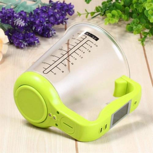 Kitchen Electronic Measuring Cup Scale Household Jug Scales Digital Measuring Liquid Cup Scale-Green