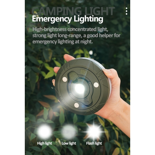 Camping Lights Multifunctional String Lantern with String Light(29.5Ft), LED Camp String Lights Tent Light for Emergency,Outdoor,Hiking