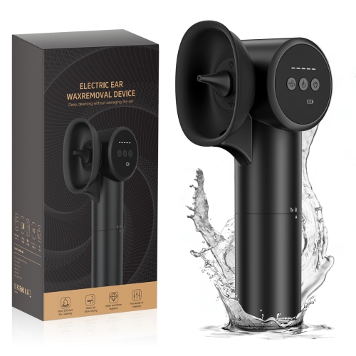 Trousse de nettoyage de cire d'oreille, nettoyeur d'oreilles électrique portatif et séchoir d'oreilles, 5 modes pour utilisation en voyage et à la