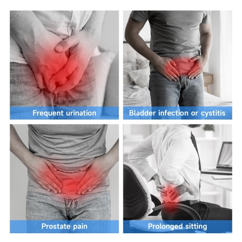 Ceinture chauffante Red Light Therapy, utilisée pour soulager les douleurs abdominales et de taille, adaptée aux hommes et aux femmes