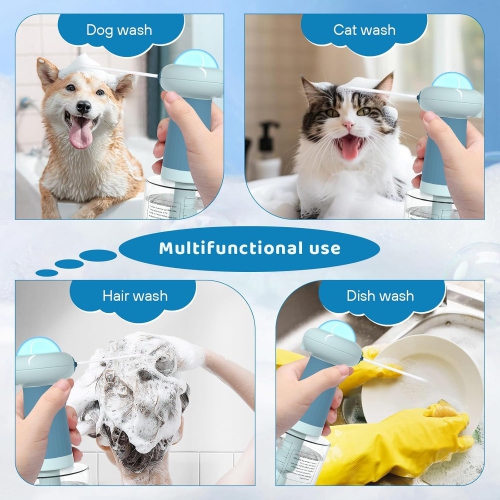 Smart Pet Bathroom | All-round Cleaning and Care | Multi-Scene Cat and Dog Bathing Tool | Advanced Replacement Cleaning Electric Dog Shampoo
