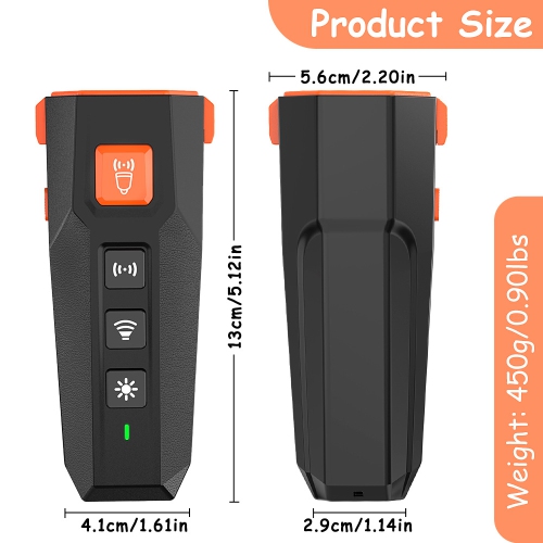 New Ultrasonic Dog Trainer Bark Stopper Triple Head High Power Dog Repellent Light Ultrasonic Frequency Training Bark Stopper - For Dog Training -