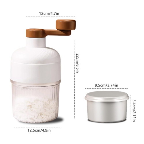 Hand-cranked ice shaver, ice cone, manual ice shaver, small household ice shaver, non-electric manual ice crusher, summer snowflake ice shaver1 ice