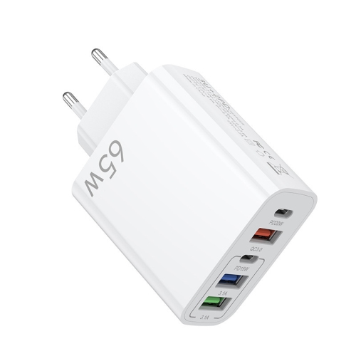 Multi-port 2C 3U plug suitable for European and American standard multi-port charger fast charging head 3USB+2C five-port charging head suitable for