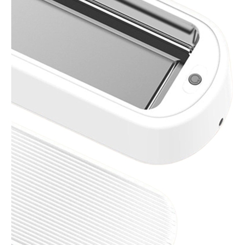 Household fully automatic glasses cleaning ultrasonic glasses cleaning machine jewelry dentures portable cleaning machine - white