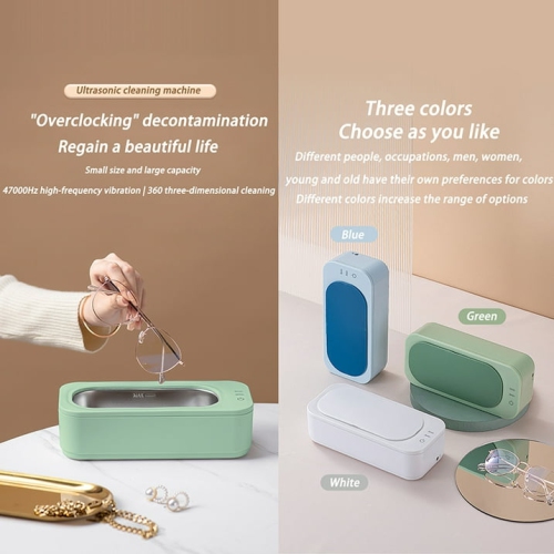 Ultrasonic Cleaning Machine Household Portable Glasses Jewelry Cleaning Machine Makeup Brush Electric Mini Cleaning Machine