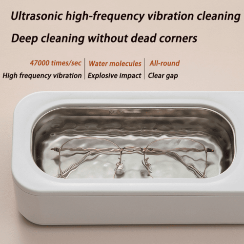 Ultrasonic Cleaning Machine Household Portable Glasses Jewelry Cleaning Machine Makeup Brush Electric Mini Cleaning Machine