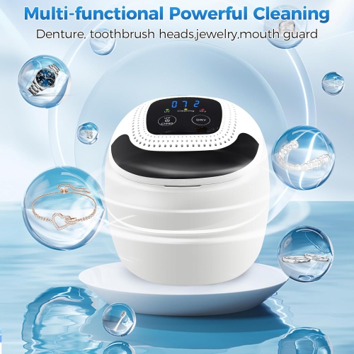 Ultrasonic cleaning machine with fan function Jewelry Dentures Braces UV Ultrasonic Cleaning Machine