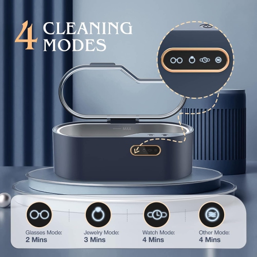 Ultrasonic Cleaner Small Cleaning Glasses Jewelry Cosmetics Cleaning Machine