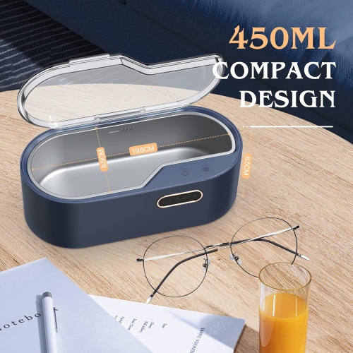 Ultrasonic Cleaner Small Cleaning Glasses Jewelry Cosmetics Cleaning Machine
