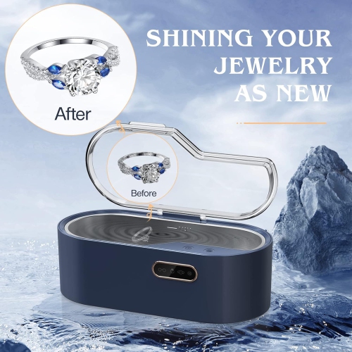Ultrasonic Cleaner Small Cleaning Glasses Jewelry Cosmetics Cleaning Machine