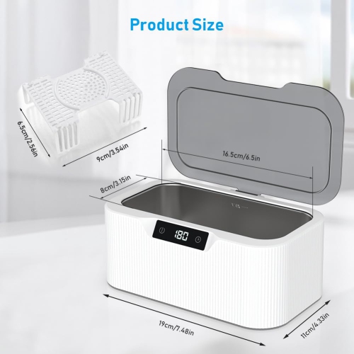 Ultrasonic cleaning machine invisible braces dentures retainers glasses small ultrasonic cleaning machine