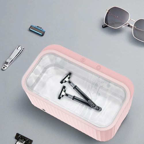 Nettoyeur ultrasonique Office Contact Nettoyeur de lentille pour le calibrage de bijoux Nettoyeur ultrasonique - Rose