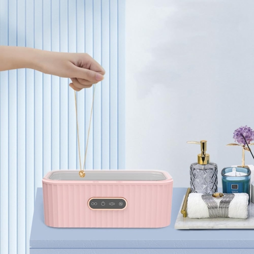 Nettoyeur ultrasonique Office Contact Nettoyeur de lentille pour le calibrage de bijoux Nettoyeur ultrasonique - Rose