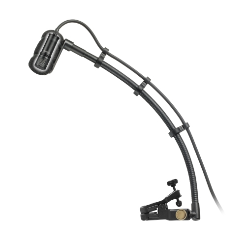 Audio-Technica ATM350UL Cardioid Condenser Instrument Microphone w/ Universal Clip-on Mounting System and 9'' Gooseneck