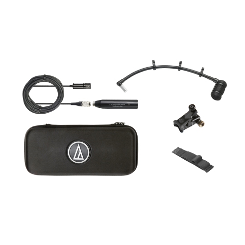 Audio-Technica ATM350UL Cardioid Condenser Instrument Microphone w/ Universal Clip-on Mounting System and 9'' Gooseneck