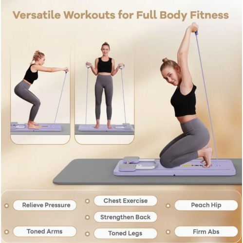 Portable Pilates Reformer Your dream body in just 15 minutes a day.