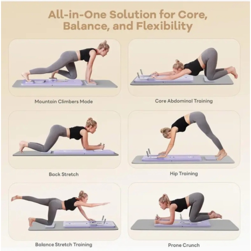 Portable Pilates Reformer Your dream body in just 15 minutes a day.