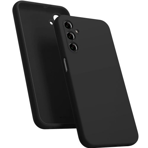 TopSave Goospery Liquid Silicone Gel Rubber Full Body Protection Cover Case For Samsung Galaxy A36 6.7", Black