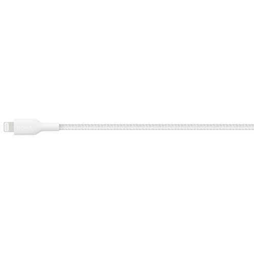 Belkin BoostCharge Pro 1m (3.3 ft.) Braided USB-A/Lightning Cable - White