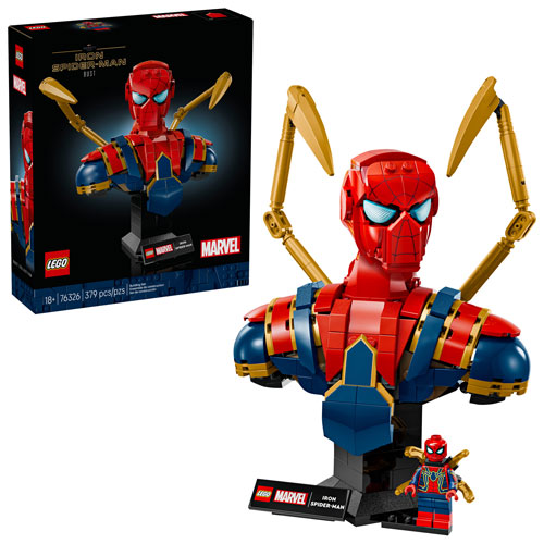 LEGO Marvel: Iron Spider-Man Bust - 379 Pieces
