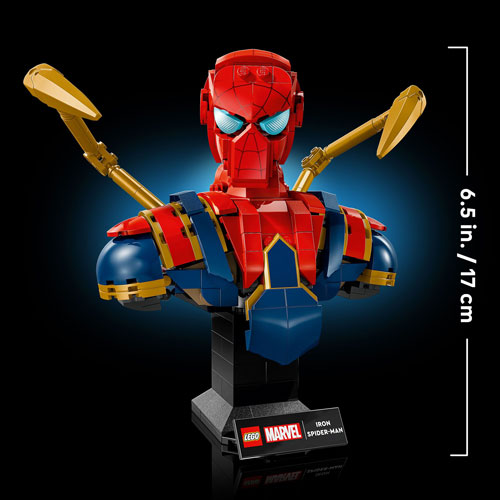 LEGO Marvel: Iron Spider-Man Bust - 379 Pieces