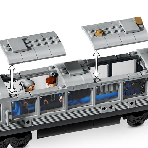 LEGO Marvel: Spider-Man vs. Doc Ock Subway Train Scene - 393 Pieces