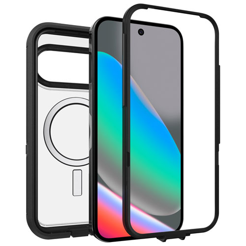 Étui rigide ajusté avec aimant Defender Pro XT d'OtterBox pour Pixel 10/10 Pro - Noir translucide