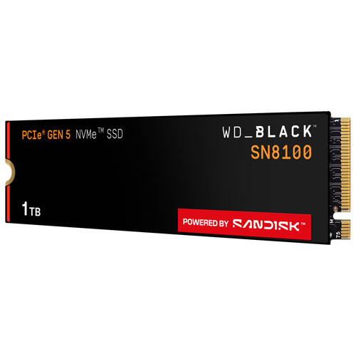 WD_Black SN8100 Gen5 1TB NVMe PCI-e Internal Solid State Drive