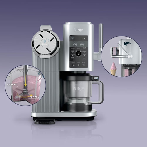 Refurbished Ninja CREAMi Swirl 0.47L Ice Cream Maker NC701C