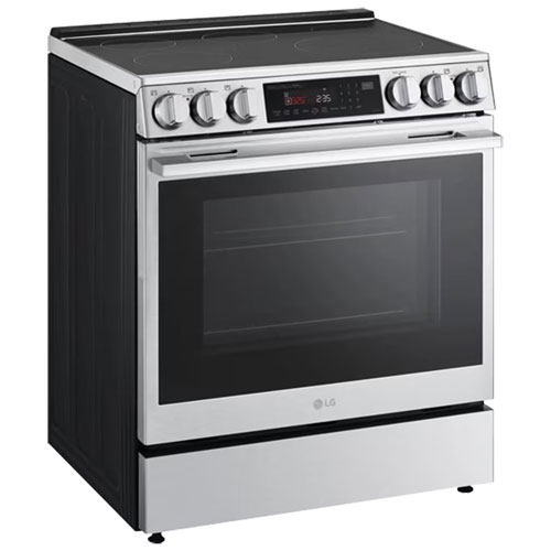 LG 30" 6.3 Cu. Ft. True Convection 5-Element Slide-In Induction Air Fry Range (LSIL6336XE) - Stainless Steel