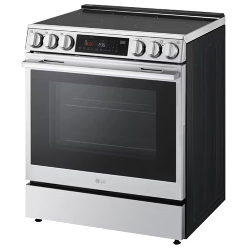 LG 30" 6.3 Cu. Ft. True Convection 5-Element Slide-In Induction Air Fry Range (LSIL6336XE) - Stainless Steel