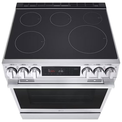LG 30" 6.3 Cu. Ft. True Convection 5-Element Slide-In Induction Air Fry Range (LSIL6336XE) - Stainless Steel