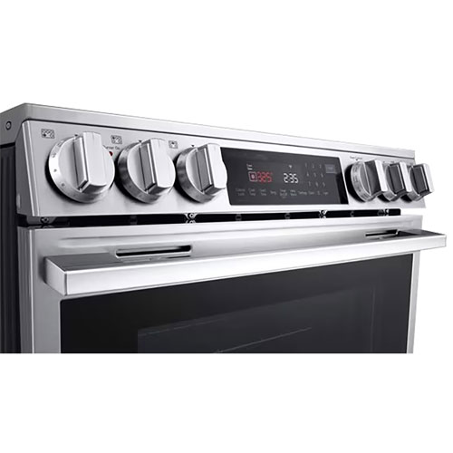 LG 30" 6.3 Cu. Ft. True Convection 5-Element Slide-In Induction Air Fry Range (LSIL6336XE) - Stainless Steel