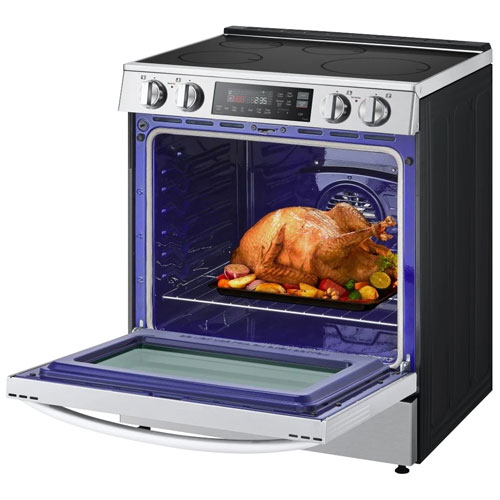 LG 30" 6.3 Cu. Ft. True Convection Slide-In Induction Air Fry Range (LSIL6334XE) - Stainless Steel