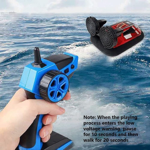 Bateau téléguidé étanche Hovercraft Anti Collision Fuselage Navigation