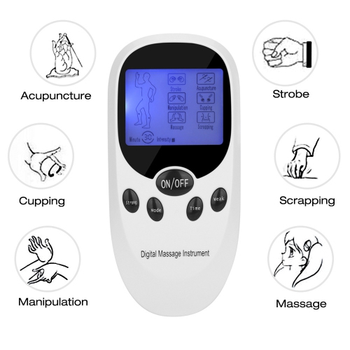 TENS Muscle Relief Pulse Massager With 8 Electrodes For Shoulder, Shoulder And Back Pain, Knee Muscle Relief, Injury Recovery, Perfect Gift For