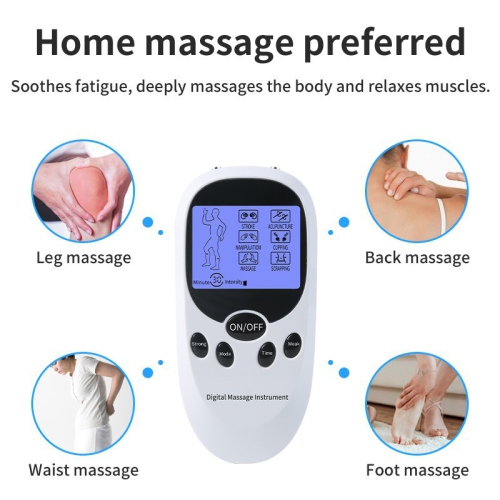 TENS Muscle Relief Pulse Massager With 8 Electrodes For Shoulder, Shoulder And Back Pain, Knee Muscle Relief, Injury Recovery, Perfect Gift For