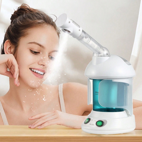 Facial Steamer, Nano Ionic Face Steamer , Portable Facial Steamer with 360°Rotatable Sprayer For Facial Deep Cleaning Home Facial Spa