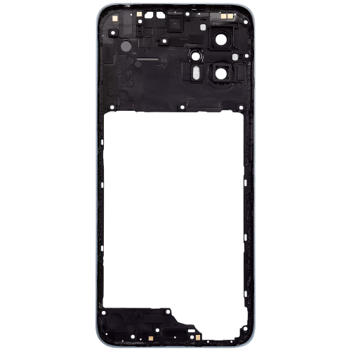 Replacement Mid-Frame Housing With Camera Lens For Motorola Moto G23 (Genuine OEM) (Steel Blue)