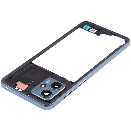 Replacement Mid-Frame Housing With Camera Lens For Motorola Moto G23 (Genuine OEM) (Steel Blue)