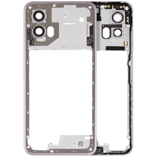 Replacement Mid-Frame Housing Compatible For Moto G Power 5G (Pale Lilac)