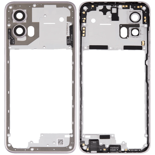 Replacement Mid-Frame Housing Compatible For Moto G Power 5G (Pale Lilac)
