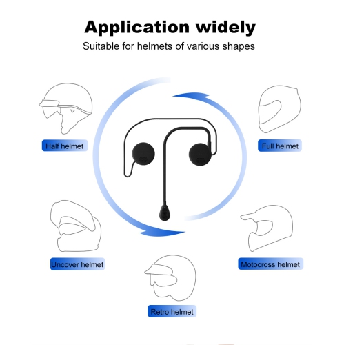 Riding Helmet Bluetooth Headset Noise Reduction Call Motorcycle Helmet Headphone High Volume Helmet Headsets
