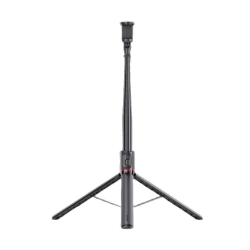 Jumping stick, selfie stick, Bluetooth selfie stick, anti-shake retractable mobile phone tripod, three-in-one live camera stand, black 1.8 meters,