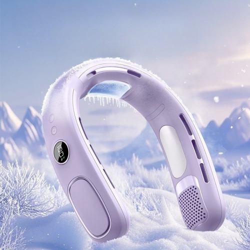 Image 1 de 5.. Semiconductor Refrigeration Neck Fan N90 Semiconductor Refrigeration Fan 7.6W Powerful Refrigeration + Ice Pack 8 Hours of Battery Life | 5 Wind